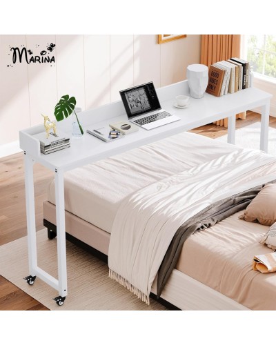 Konsol Marina 3563_M5OverbedWhWh, LDSP, ağ, 91.5x25,9x90 sm - 3563_M5OverbedWhWh