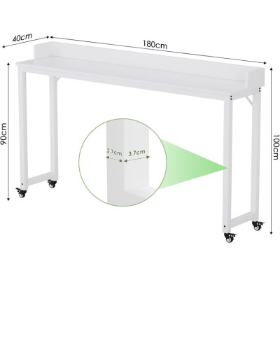 Konsol Marina 3563_M5OverbedWhWh, LDSP, ağ, 91.5x25,9x90 sm - 3563_M5OverbedWhWh