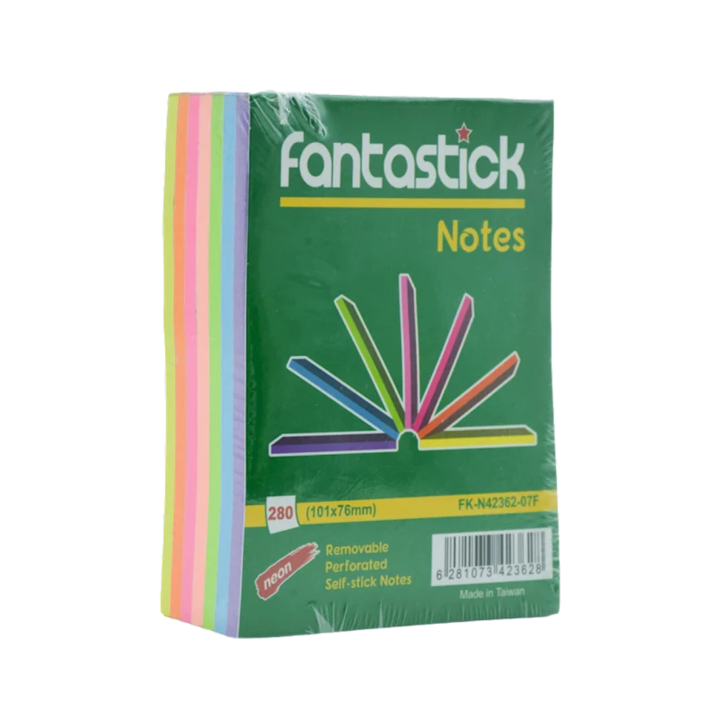 Стикеры для заметок Atlas Fantastick, 101x76 мм, разноцветный, 280 шт Стикеры для заметок Atlas Fantastick, 101x76 мм, разноцветный, 280 шт