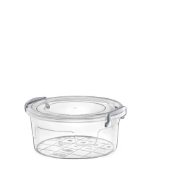 Контейнер для хранения Hobby Life 8x18 см, 1.2 л, пластик, с крышкой, прозрачный