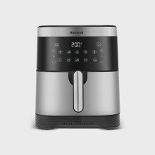 Aerofritür Homend Airfryday 2512H, 41,5x30,9x36,5 sm, paslanmaz polad, inox qara, 1900 watt, 9 lt - 205.03.1014935