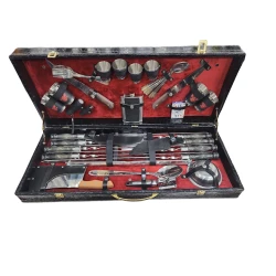 Набор для барбекю Kizlyar AllB006 нержавеющая сталь/дерево, 39 шт