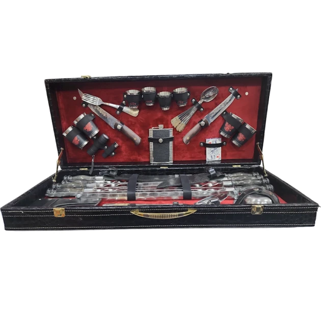 Набор для барбекю Kizlyar AllB006 нержавеющая сталь/дерево, 39 шт Набор для барбекю Kizlyar AllB006 нержавеющая сталь/дерево, 39 шт