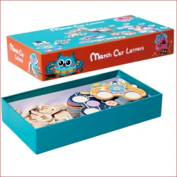Головоломка Match Car Letters, 5+ лет