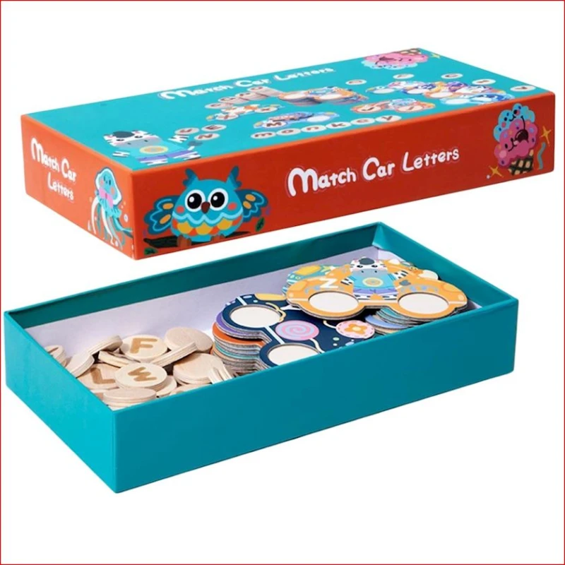 Başsındıran Match Car Letters, 5+ yaş