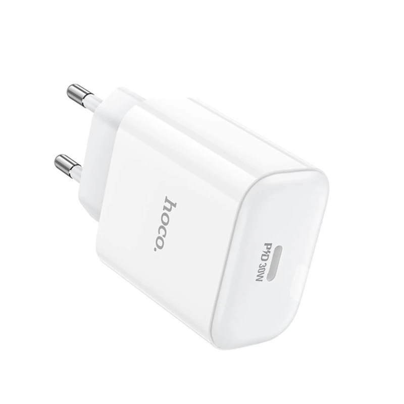 Зарядное устройство Hoco C76A Pro Majestic 1xUSB-C 30W, White
