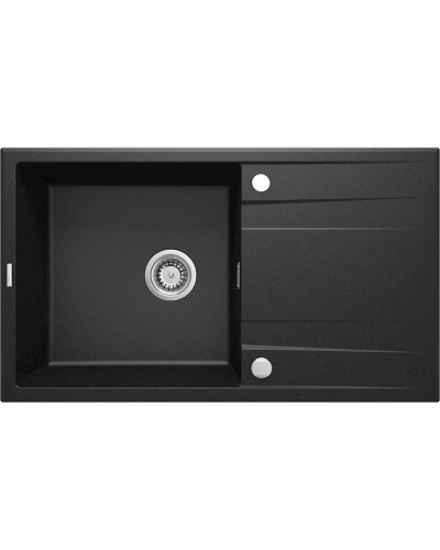 Mətbəx çanağı Deante Eridan ZQE_G113, qranit, qara, 86x50x20.9 sm