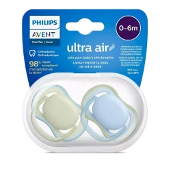 Набор пустышек Philips AVENT Ultra air SCF085/21, 0+ мес Набор пустышек Philips AVENT Ultra air SCF085/21, 0+ мес