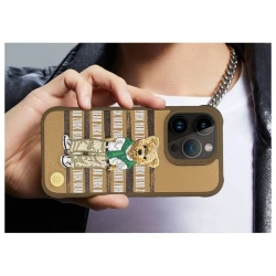 Çexol Zuck Bear San Francisco Fortune Apple iPhone 16 Pro üçün Golden State Bear - 6974057395959