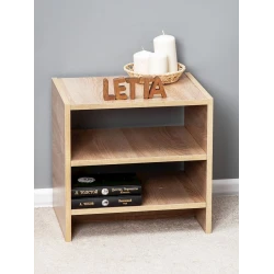 Тумба прикроватная Letta, ЛДСП, бежевая, 41x33x43 см Тумба прикроватная Letta, ЛДСП, бежевая, 41x33x43 см