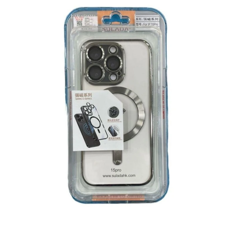 Чехол для Apple iPhone 15 Pro Silver (2100000000693)