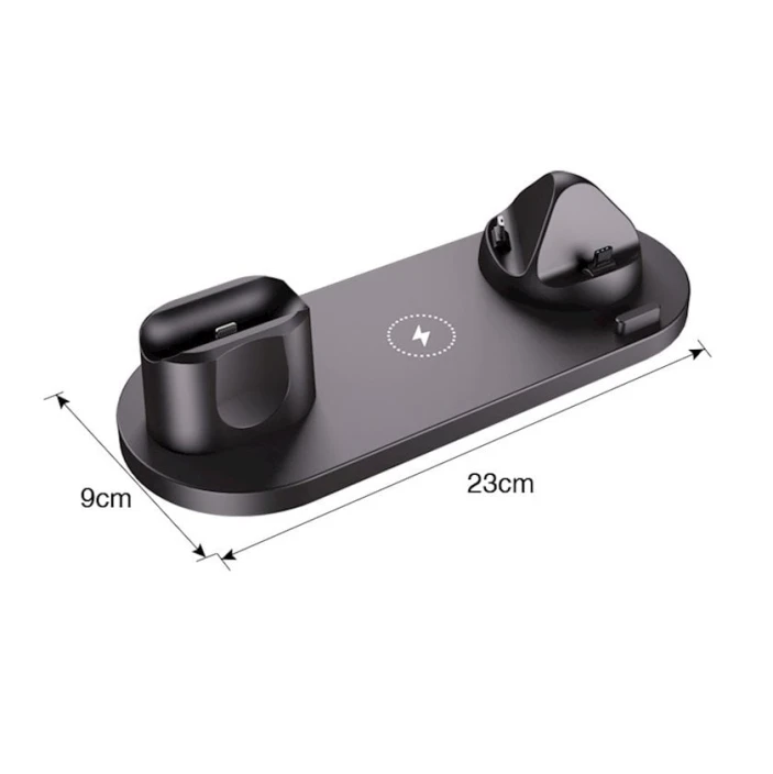 Беспроводное зарядное устройство 6-in-1 Charging Station WS5BL Беспроводное зарядное устройство 6-in-1 Charging Station WS5BL
