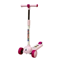Детский самокат Supercar 208_pink, розовый Детский самокат Supercar 208_pink, розовый