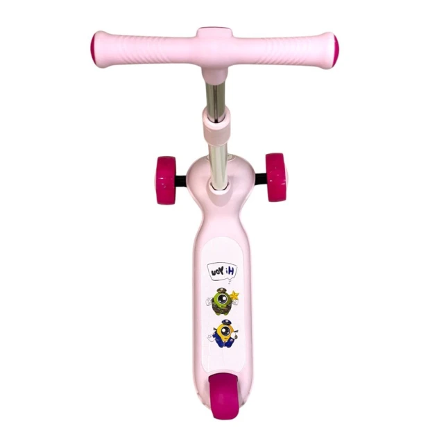 Uşaqlar üçün samokat Supercar 208_pink, çəhrayı