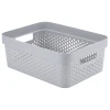 Корзина для хранения JYSK Infinity 11 л, пластик, серая Корзина для хранения JYSK Infinity 11 л, пластик, серая