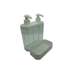 Кухонный дозатор Tşin UP-551, пластик, белый, 7x20x19 см