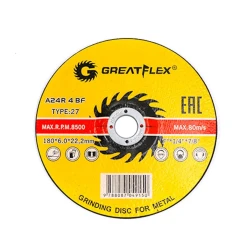 Диск шлифовальный Greatflex 180X6.0X22.2 мм Диск шлифовальный Greatflex 180X6.0X22.2 мм