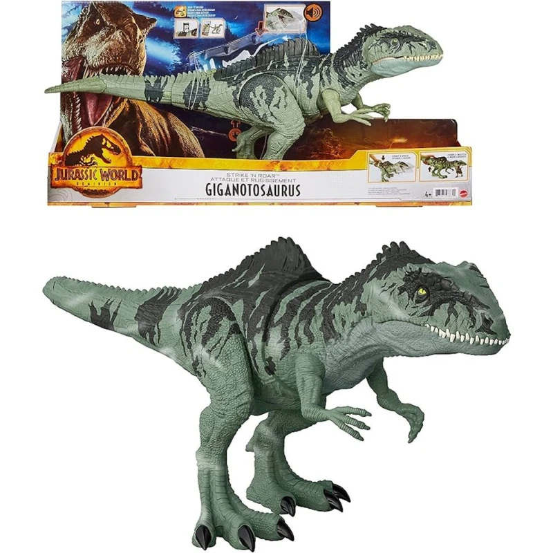 Фигурка Динозавр Mattel Strike N' Roar Giant Dino GYC94, 55 см