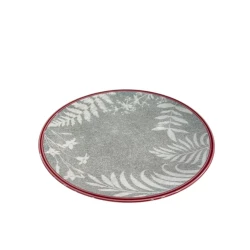 Boşqab Danny Home, ağ/yaşıl, 26 sm