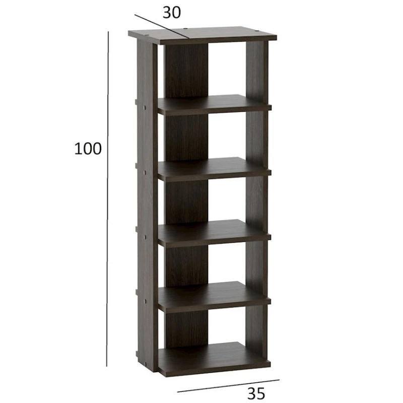 Ayaqqabı üçün altlıq, LDSP, venge, 100x30x35 sm