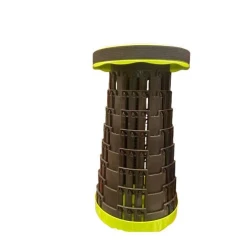 Табурет складной, пластик, коричневый Табурет складной, пластик, коричневый