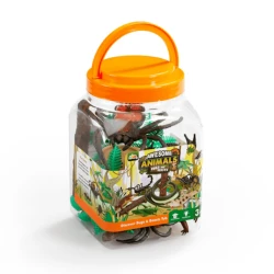 Набор животных Addo Awesome Animals Discover Beasts and Bugs Tub, от 3-х лет, 21x13x14 см, 26 штук, пластик