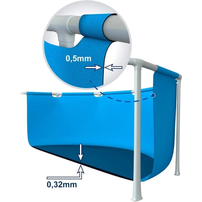 Каркасный бассейн İntex H28212NP, синий, 366x76 см, 6503 л Каркасный бассейн İntex H28212NP, синий, 366x76 см, 6503 л