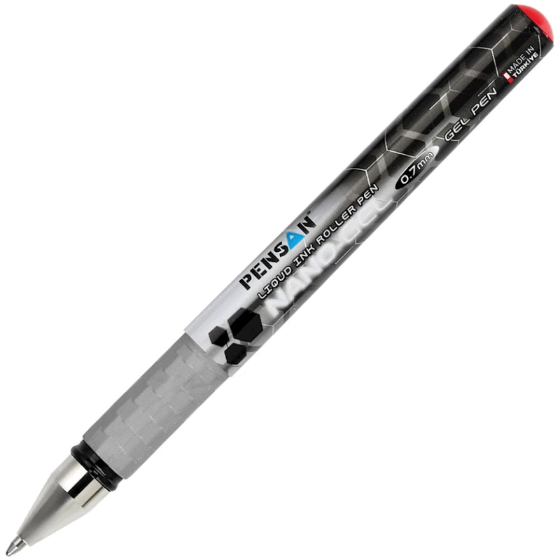 Гелевая ручка Pensan Nano Gel Pen, 0.7 мм, красный Гелевая ручка Pensan Nano Gel Pen, 0.7 мм, красный
