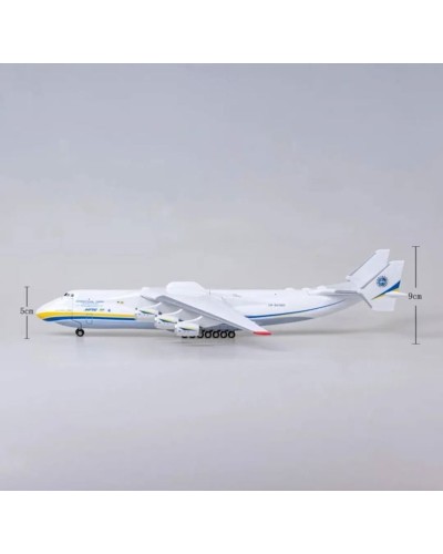 Kolleksiya fiquru Aircraft Antonov AN-225 Mriya F35-ag-242, 42x44.5x16 sm, ağ