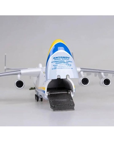 Kolleksiya fiquru Aircraft Antonov AN-225 Mriya F35-ag-242, 42x44.5x16 sm, ağ