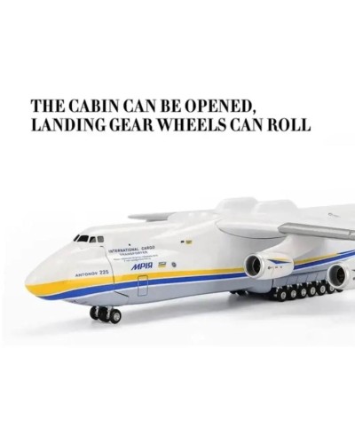 Kolleksiya fiquru Aircraft Antonov AN-225 Mriya F35-ag-242, 42x44.5x16 sm, ağ