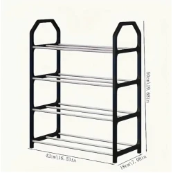 Полка для обуви iva331 черная Полка для обуви iva331 черная