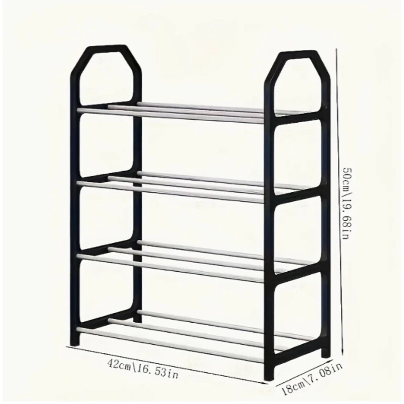 Полка для обуви iva331 черная