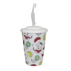 Стакан с трубочкой Hobby Life 031274, 500 мл, товар в ассортименте
