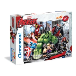 Пазл Clementoni 23688 Marvel Avengers Super Color, картон, 104 элементов, 68х48 см Пазл Clementoni 23688 Marvel Avengers Super Color, картон, 104 элементов, 68х48 см