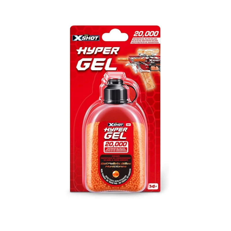 Набор гелевых пуль Zuru X-Shot Hyper, 20000 шт Набор гелевых пуль Zuru X-Shot Hyper, 20000 шт