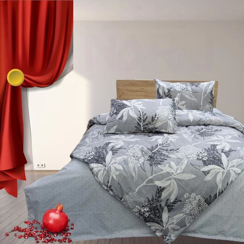 Комплект постельного белья Narlı 001104, пододеяльник 200x220 см, простыня 220x240 см, наволочка 50х70 см (2 шт), двуспальный, разноцветный