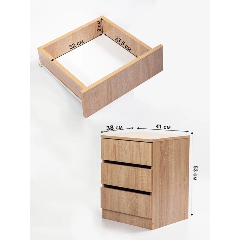 Tumba 53x38x41 sm, LDSP, Somona, Qəhvəyi Tumba 53x38x41 sm, LDSP, Somona, Qəhvəyi