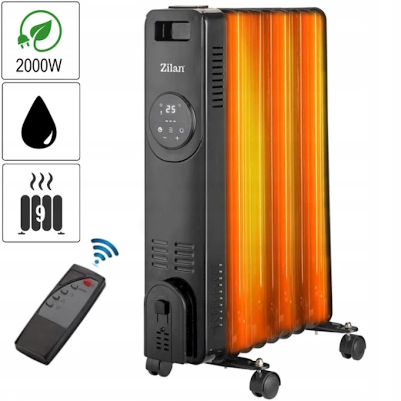 Масляный обогреватель Zilan ZLN-8416 Black