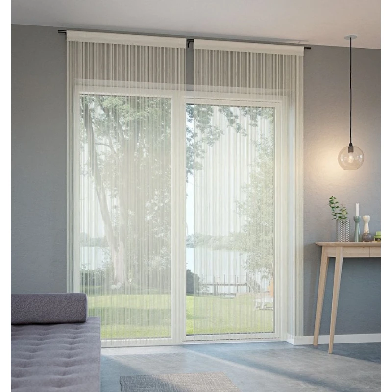 Тюль JYSK Yxlan, 90x245 см, бежевый Тюль JYSK Yxlan, 90x245 см, бежевый