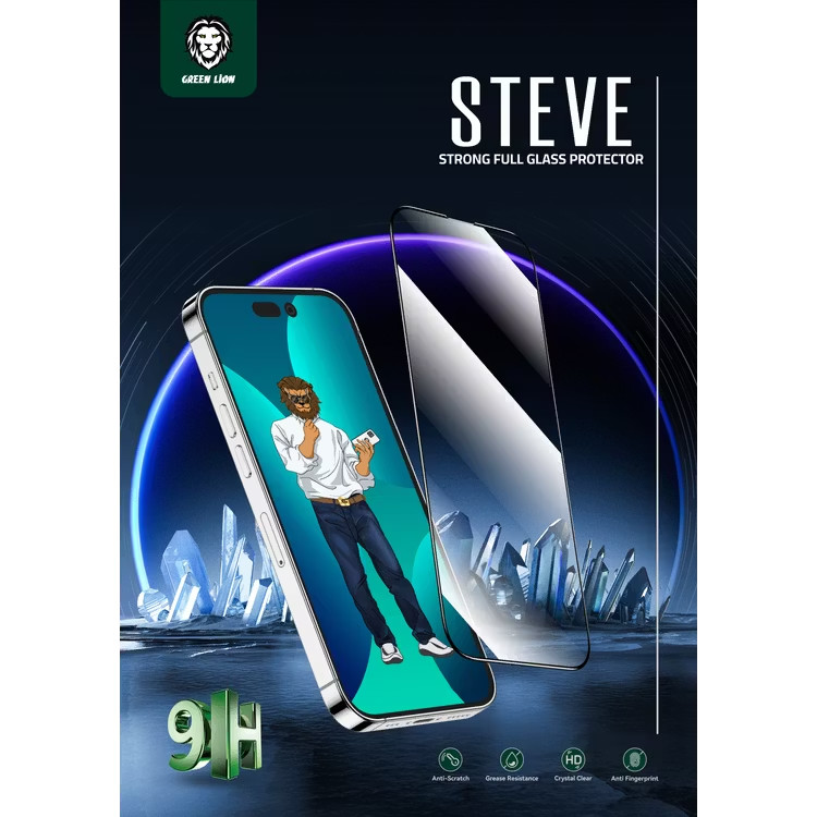 Защитное стекло Green Lion 3D Silicone Privacy Glass для Apple iPhone 14/13 Pro/13 - 6935100163970