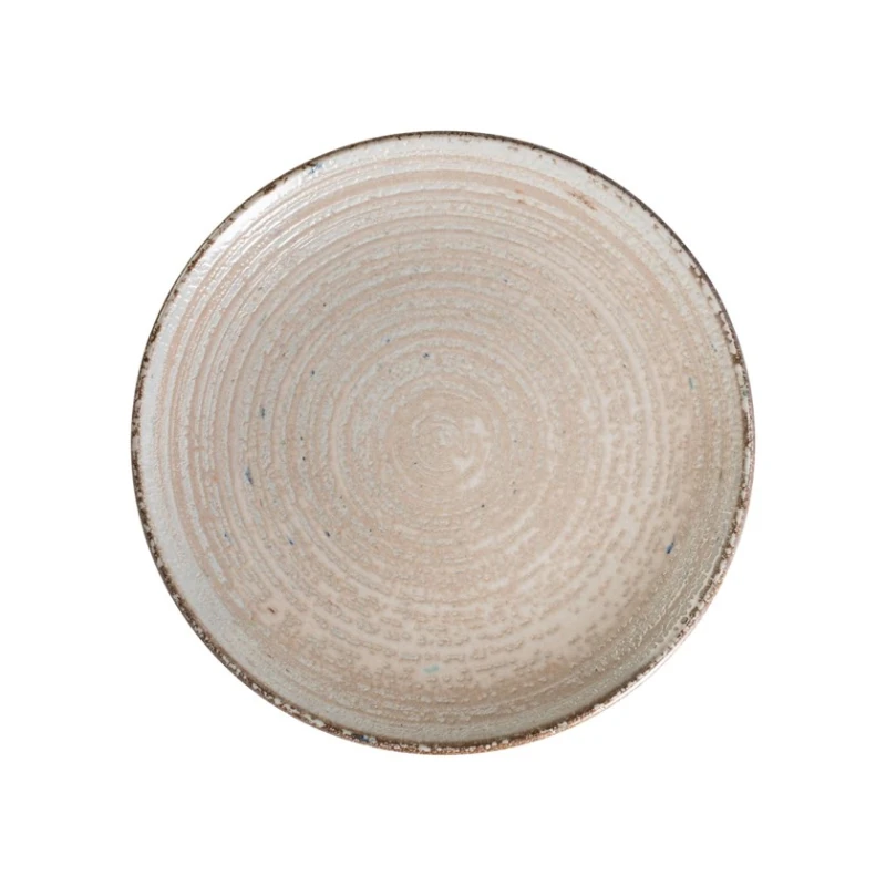 Тарелка ID-Fine Mocha Lona, фарфор, бежевая, 25 см Тарелка ID-Fine Mocha Lona, фарфор, бежевая, 25 см