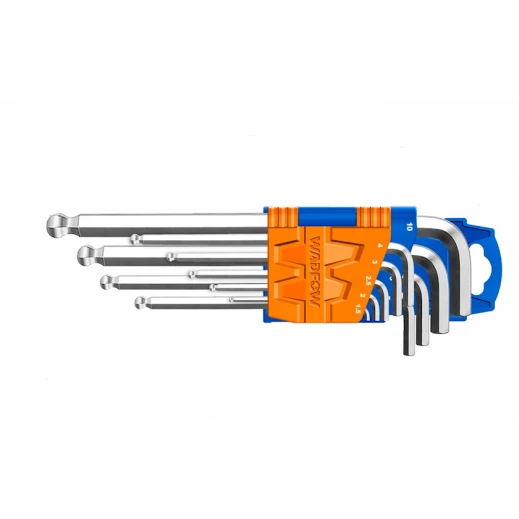 Набор ключей Wadfow Extra long arm WHK2291, 9 шт Набор ключей Wadfow Extra long arm WHK2291, 9 шт