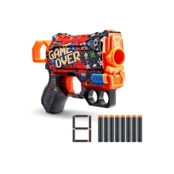 Бластер Zuru X-Shot Skins Menace Gave Over, 8 дротиков, 8+, разноцветный