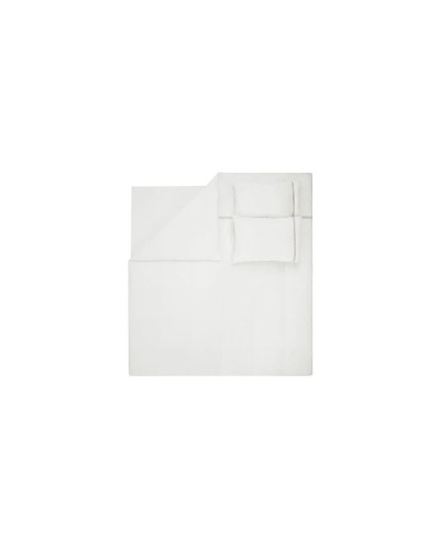 Yataq dəsti Yataş Clair, yorğan üzü 200x220 sm, mələfə 240х260 sm, yastıq üzü 50x70 sm (2 əd), ikinəfərlik, pambıq, ağ