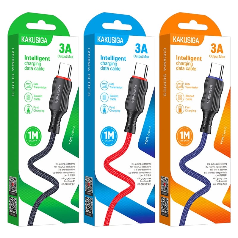 USB-кабель Kakusiga ksc-807 3A быстрое зарядное устройство 054mn43g2222