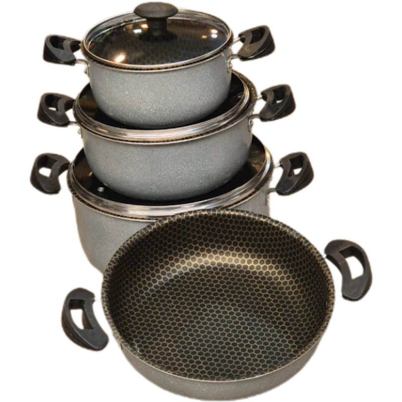 Набор кастрюль Sac CH-0021, серый, 4 шт Набор кастрюль Sac CH-0021, серый, 4 шт