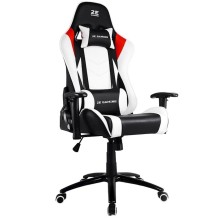 Oyun kreslosu 2E Gaming Bushido White/Black