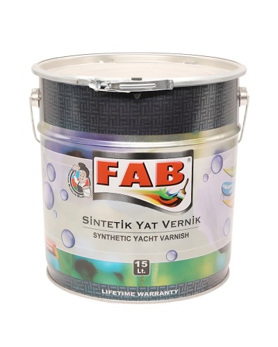 Yaxtalar üçün lak FAB boya, sintetik, 15 l