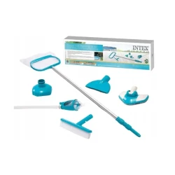 Набор для чистки бассейна Intex X281995003, алюминий/пластик, голубой